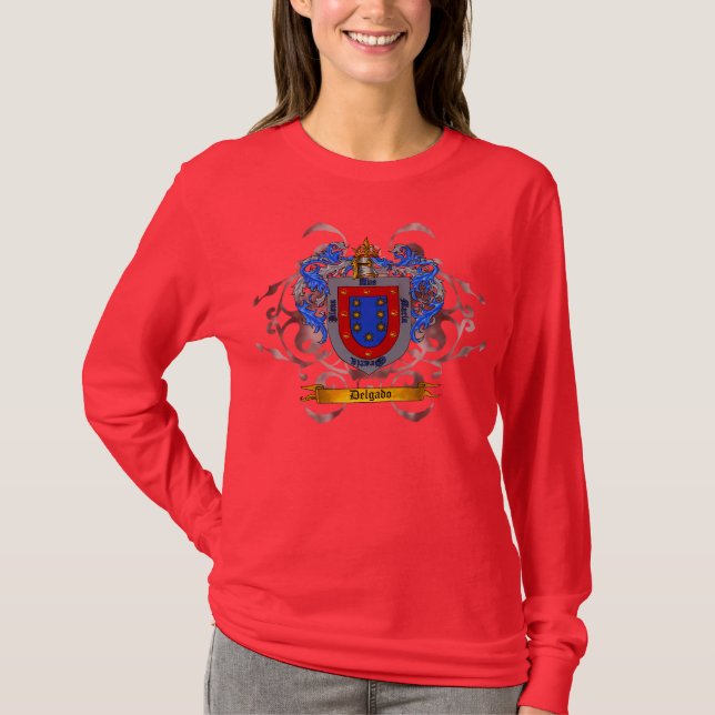 T-shirt Manteau de Delgado des bras (Devant)