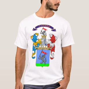 T-shirt Manteau de famille de Cziraky des bras