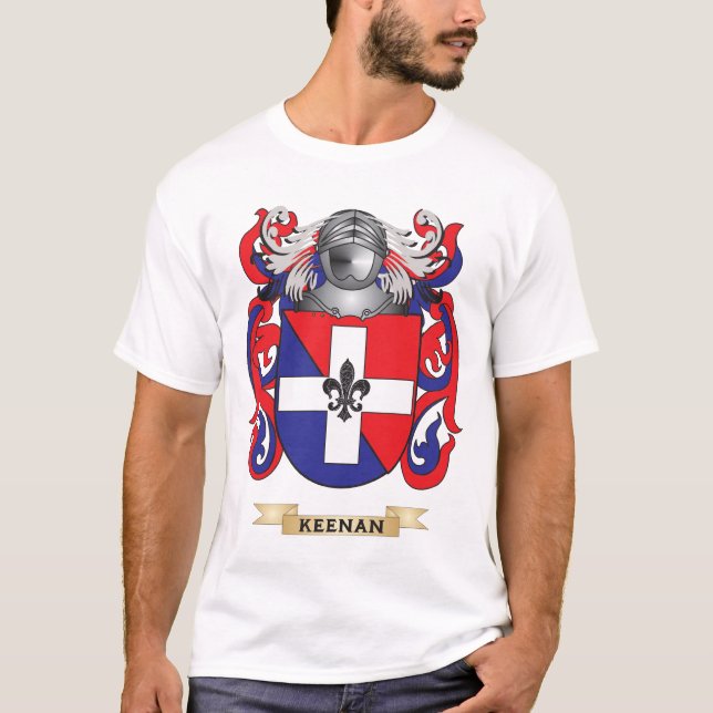 T-shirt Manteau de Keenan des bras (crête de famille) (Devant)
