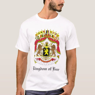 T-shirt Manteau de la Belgique de royaume de bras de