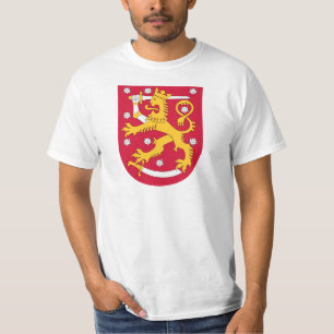T-shirt Manteau de la Finlande des bras fi