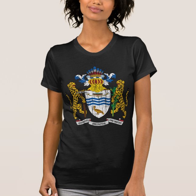 T-shirt Manteau de la Guyane des bras (Devant)
