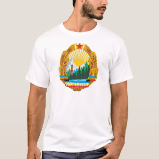 T-shirt Manteau de la Roumanie 1965 des bras