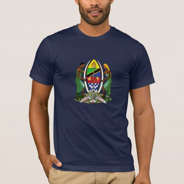 T-shirt Manteau de la Tanzanie des bras (Devant)