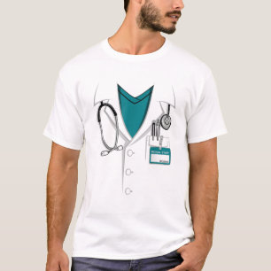 T-shirt Manteau de laboratoire blanc - Costume d'Halloween