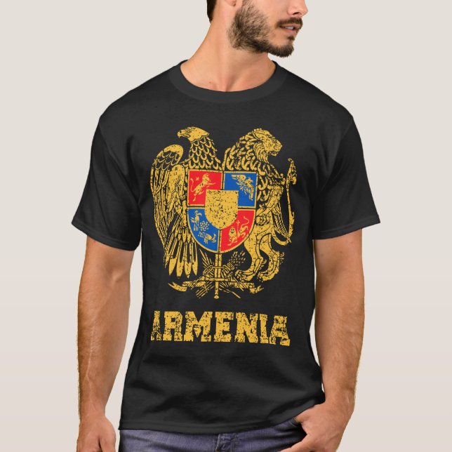 T-shirt Manteau de l'Arménie des bras (Devant)
