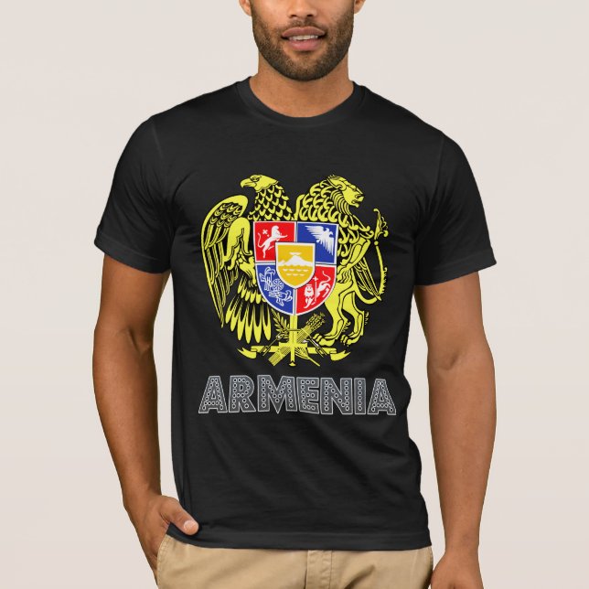 T-shirt Manteau de l'Arménie des bras (Devant)