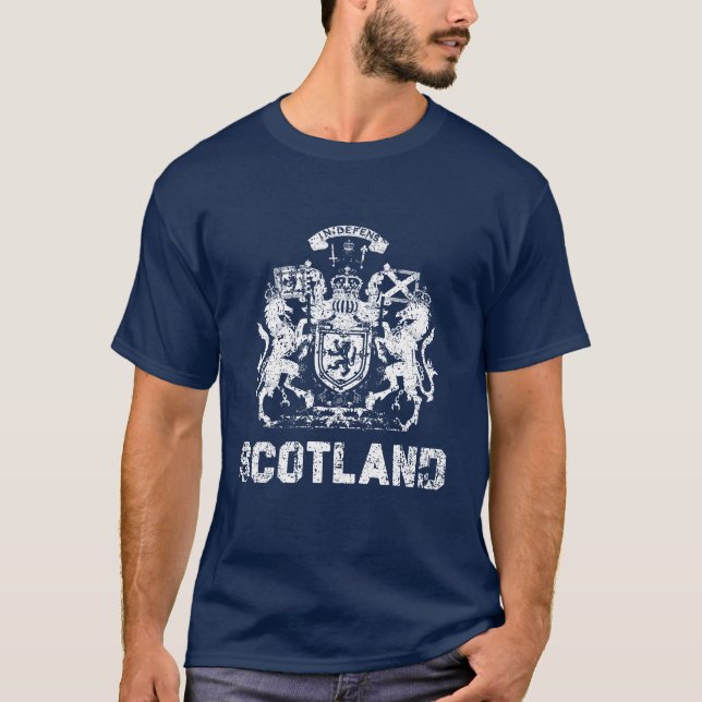 T-shirt Manteau de l'Ecosse des bras (Devant)