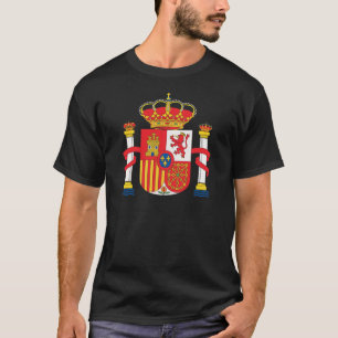 T-shirt Manteau de l'Espagne des bras
