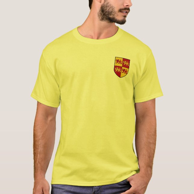T-shirt Manteau de lions du Pays de Galles quatre de (Devant)
