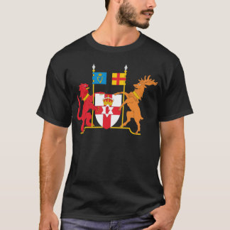 T-shirt Manteau de l'Irlande du Nord des bras