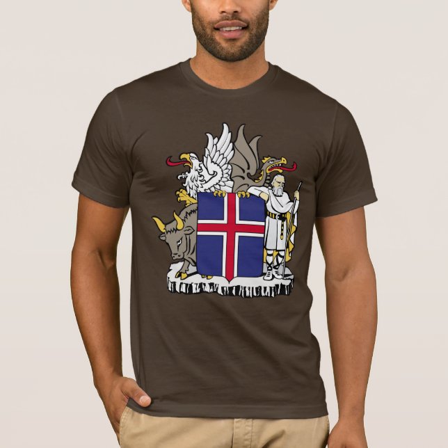 T-shirt Manteau de l'Islande des bras (Devant)