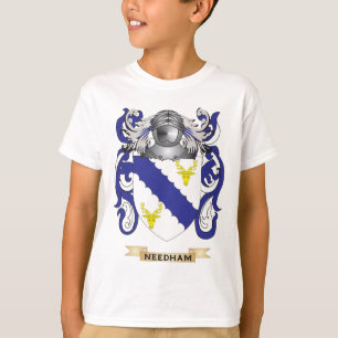 T-shirt Manteau de Needham des bras (crête de famille)