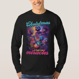 T-shirt Manteau de Noël laid drôle arbre de Noël zombies m