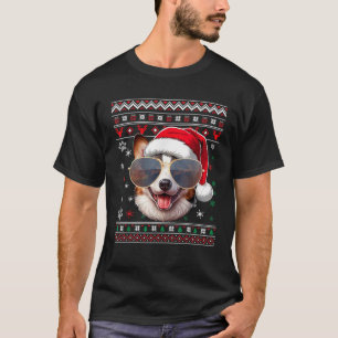 T-shirt Manteau de Noël X mas Santa Cardigan Chien Corgi G