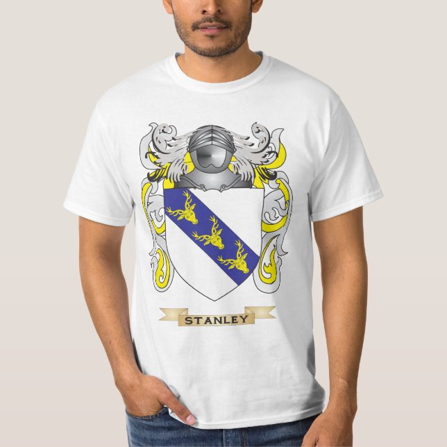 T-shirt Manteau de Stanley des bras (crête de famille) (Devant)