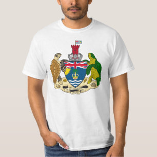 T-shirt Manteau de territoire d'Océan Indien britannique