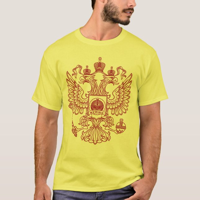 T-shirt Manteau des bras russe (Devant)