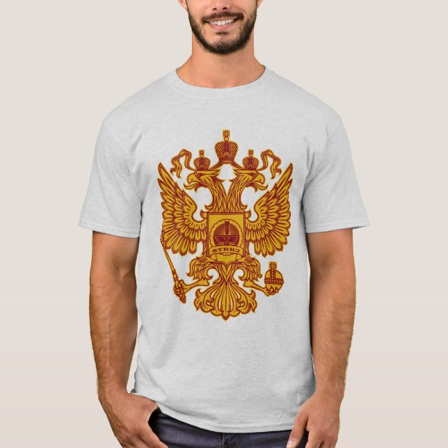 T-shirt Manteau des bras russe (Devant)