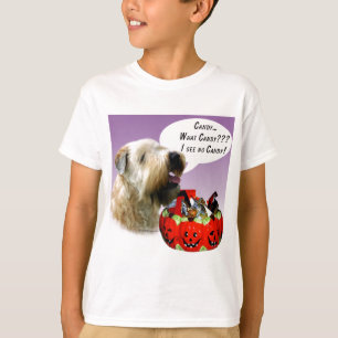 T-shirt Manteau doux à roulettes Terrier Halloween Candy