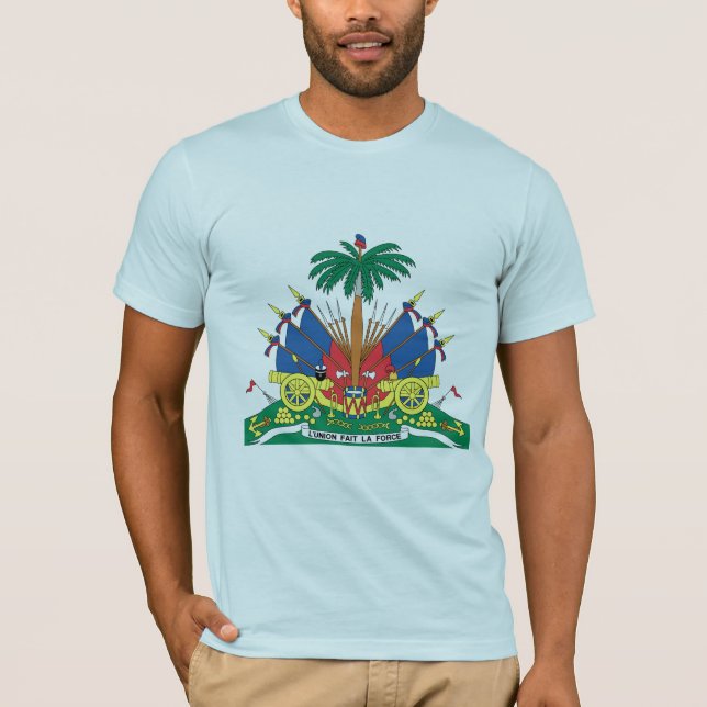 T-SHIRT MANTEAU DU HAÏTI DES BRAS (Devant)