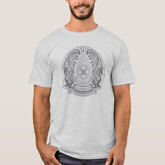 T-shirt manteau du Kazakhstan des bras
