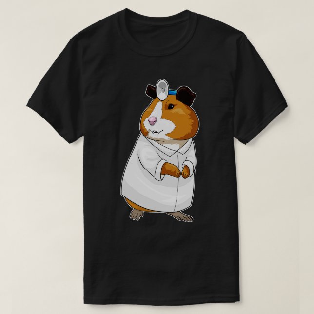 T-shirt Manteau Hamster Doctor Doctors (Design devant)