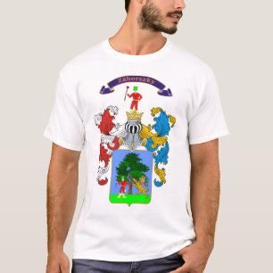 T-shirt Manteau hongrois de famille de Zaborszky de