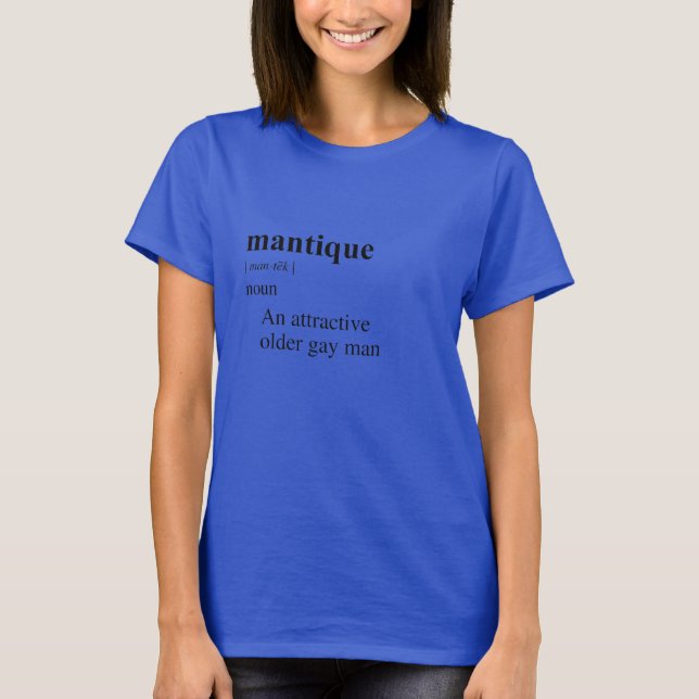 T-SHIRT MANTIQUE (Devant)