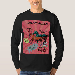 T-shirt mantique de style comique