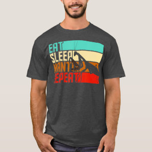 T-shirt Mantis à répétition vintage de sommeil