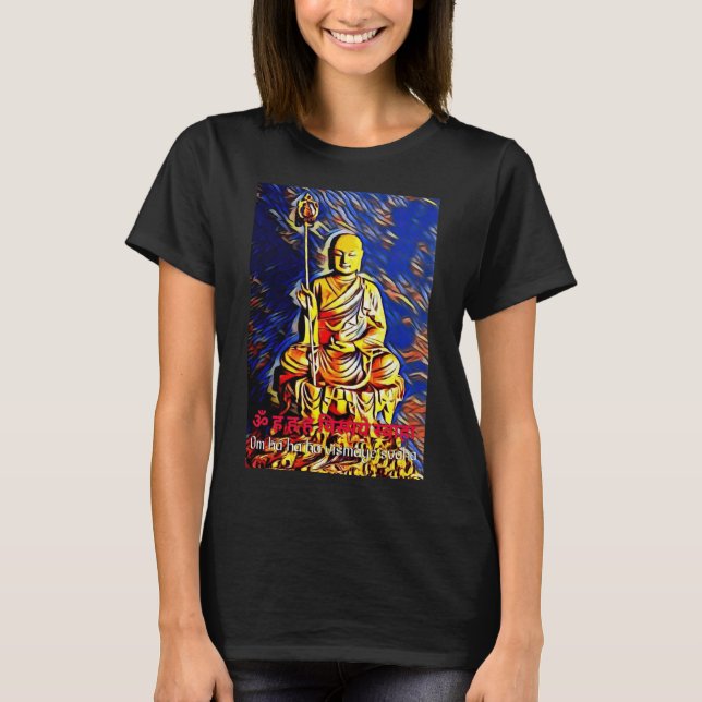 T-shirt Mantra bouddhiste de Ksitigarbha Bodhisattva Devan (Devant)