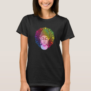 T-shirt Mantra bouddhiste zen Mandala coloré Bouddhisme ze