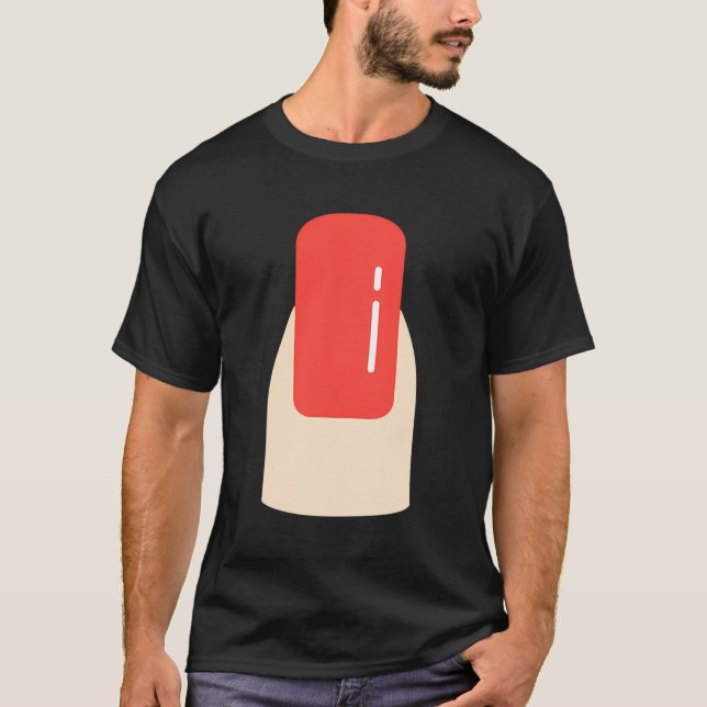 T-shirt Manucure Manicuriste ongle poli (Devant)
