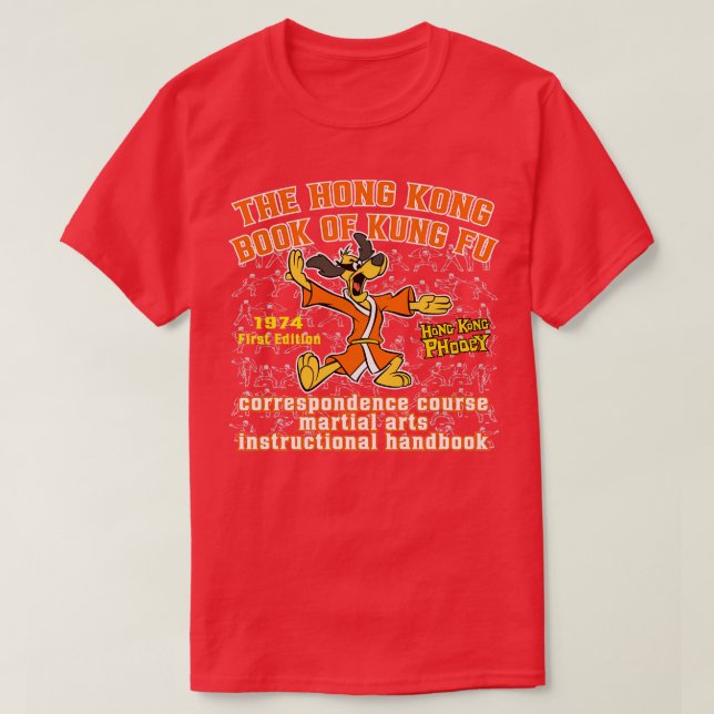 T-shirt Manuel de Hong Kong Phooey Kung Fu (Design devant)