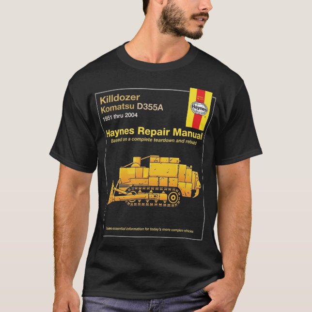 T-shirt Manuel de réparation de Killdozer (Devant)