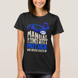 T-shirt Manuel de sensibilisation à l'hydrocéphalie Bleu R