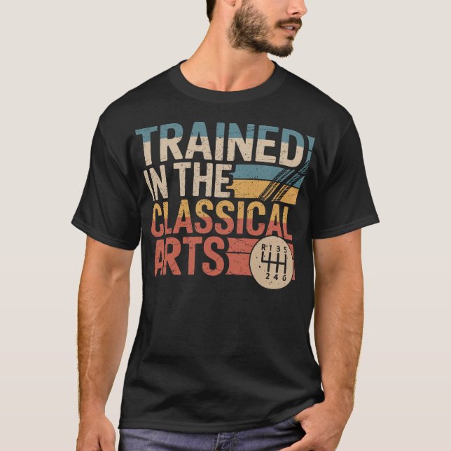 T-shirt Manuel de vitesse formé dans les arts classiques (Devant)