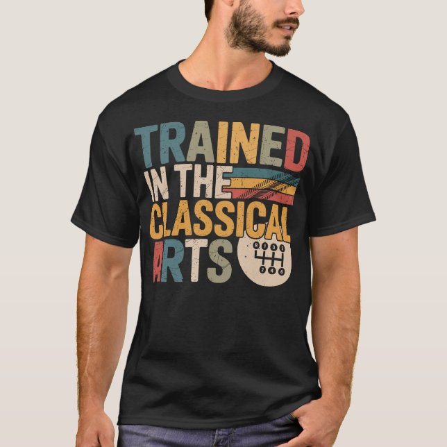 T-shirt Manuel de vitesse formé dans les arts classiques  (Devant)