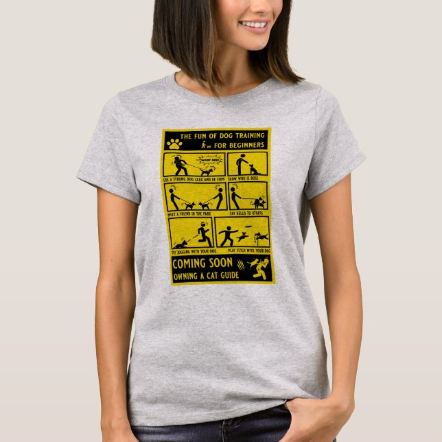 T-shirt Manuel d'instruction de chien amusant (Devant)