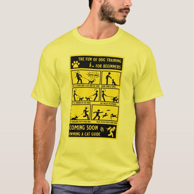 T-shirt Manuel d'instruction de chien amusant (Devant)