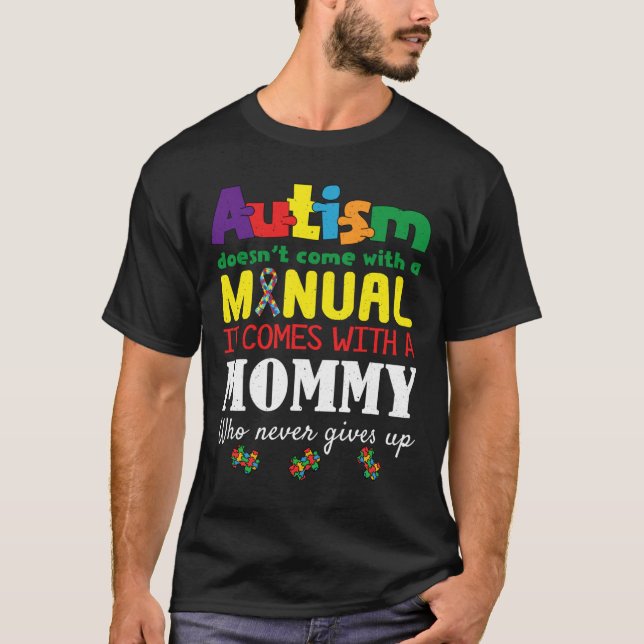 T-shirt Manuel Sensibilisation sur l'autisme spéciale du c (Devant)