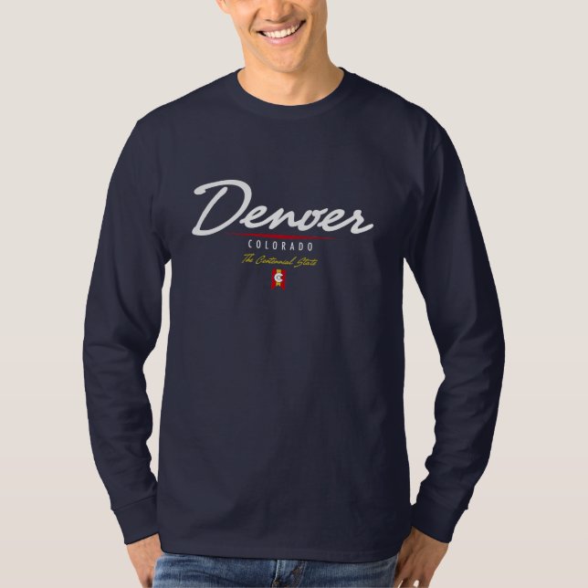 T-shirt Manuscrit de Denver (Devant)