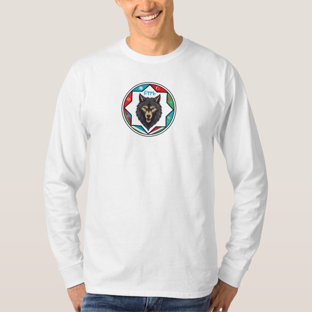 T-shirt Manuscrit de Göktürk Türk (Devant)
