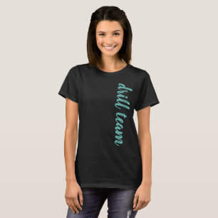 T-shirt Manuscrit d'équipe d'entraînement personnalisé