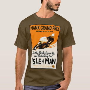 T-shirt MANX GRAND PRIX Motorcycle Racing Imprimer