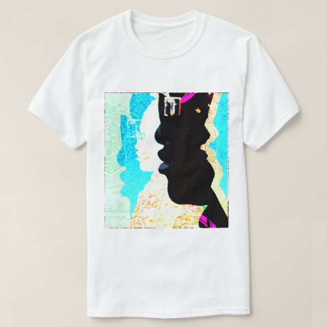 T-shirt Many Faces (Design devant)