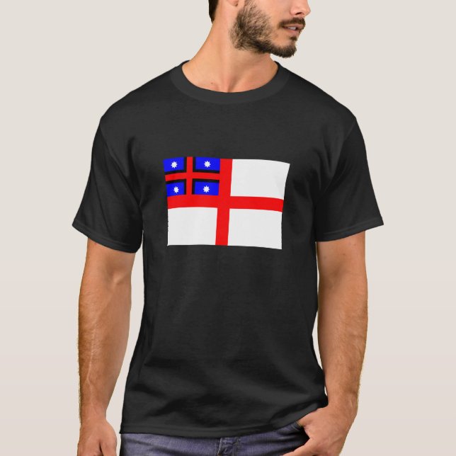 T-shirt maori de drapeau de la Nouvelle Zélande (Devant)