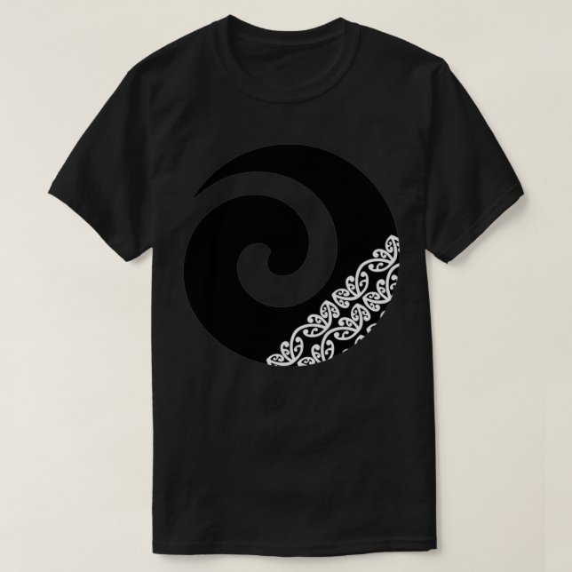 T-shirt Maori Koru Icône Nouveau Début (Design devant)