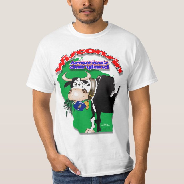 T-shirt Mapcow du Wisconsin (Devant)